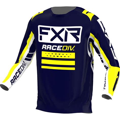 Fxr Enfant Maillot Mx Clutch Pro Midnightwhiteyellow Maciag Offroad