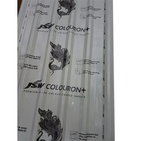 Color Coated JSW Colouron Plus Colour Coating Sheet At Rs 120 Running