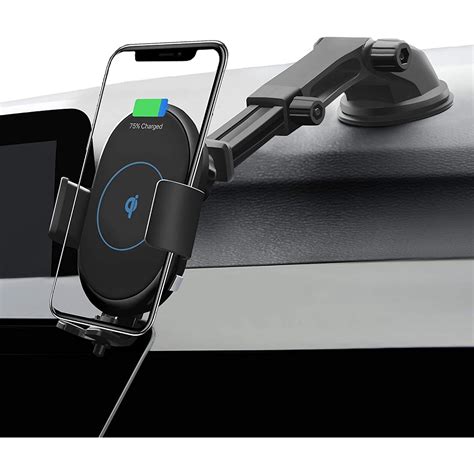 Tovo Wireless Car Mount Charger Fast Charging Auto Clamping Qi