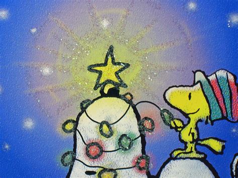 Snoopy Christmas Cards With Glitter Accents | snoopn4pnuts.com