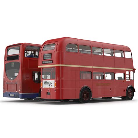 London Buses 3D Models Collection 3D Model $159 - .3ds .c4d .ma .obj ...