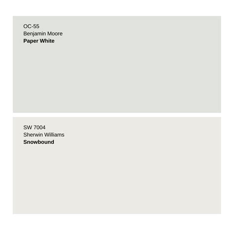 Benjamin Moore Paper White - A Subtle Light Gray