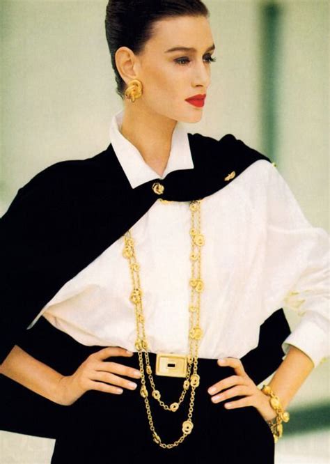 Anne Klein American Vogue February 1989 Photograph By Arthur Elgort Shop The Best Vintage