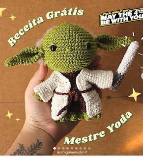 Patrones Amigurumi Gratis Patron Gratis Yoda Star Wars Amigurumi