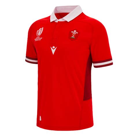 Wales RWC 2023 WRU Rugby Cotton Home Shirt