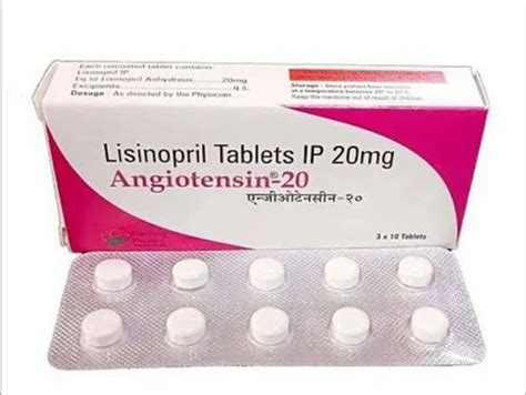 Lisinopril Mg Tablet At Rs Stripe Lisinopril Tablet In Nagpur