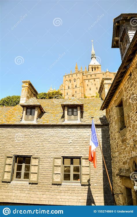 Isla De Marea Normand A Francia Septentrional Del Le Mont Saint Michel