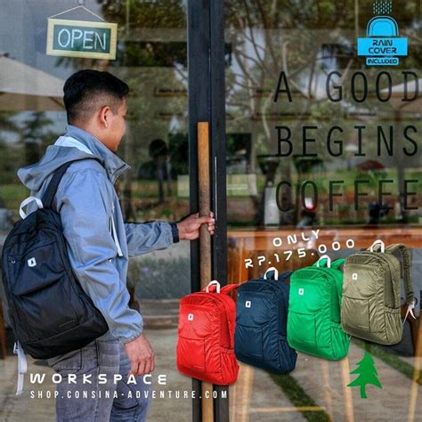 Jual Tas Ransel Backpack Daypack Consina Workspace Di Lapak Kalitiga