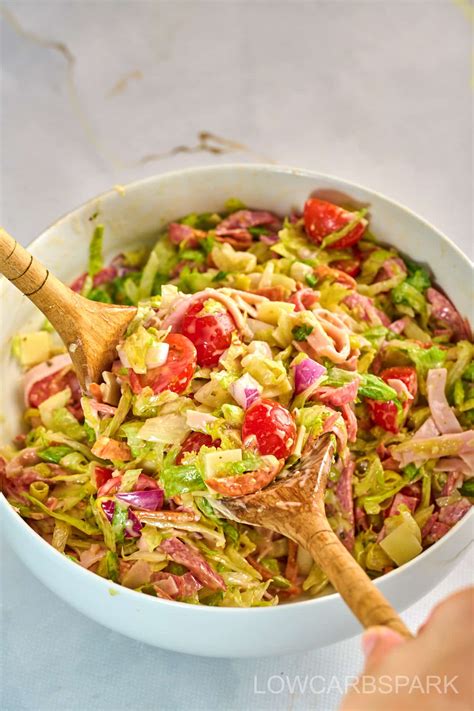 Grinder Salad Recipe Low Carb Spark