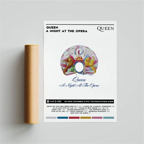 The Queen - A Night at the Opera | Album Cover Poster sold by Drowsy ...