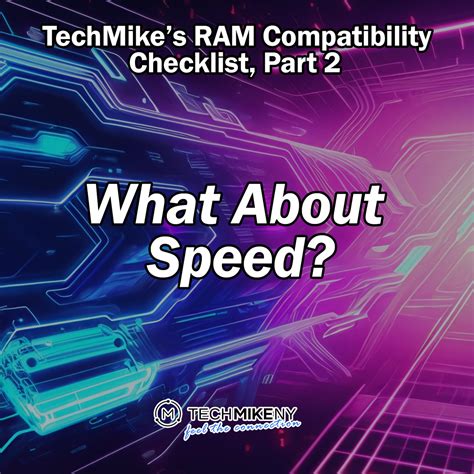 Maximum RAM Speed Compatibility Chart | TechMikeNY