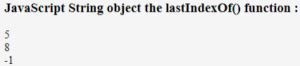 JavaScript LastIndexOf String And Examples EDUCBA