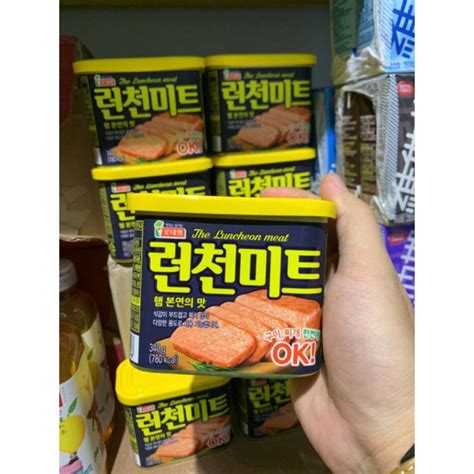 Korea Lotte Luncheon Meat 韩国乐天午餐肉 340g Shopee Malaysia