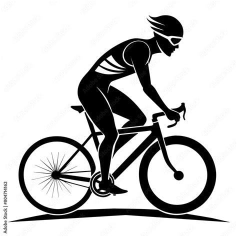 Triathlon Player Vector SVG silhouette illustration, laser cut ...