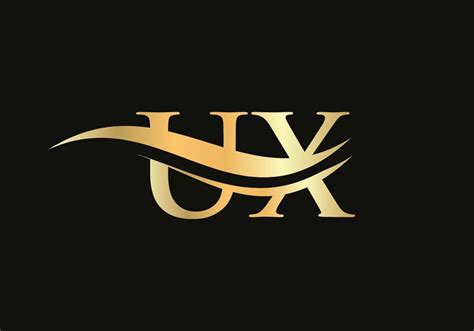 UX Linked Logo for business and company identity. Creative Letter UX ...