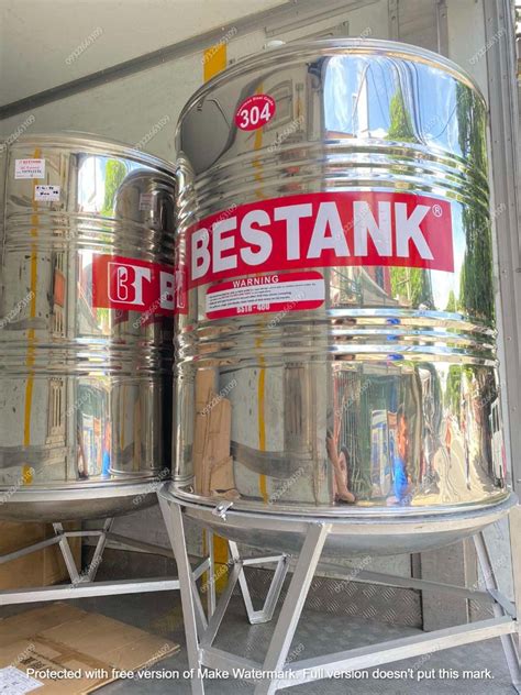 Bestank Stainless Water Tank 340 Liters Furniture Home Living Home