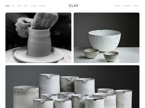 Gatsby Clay Jamstack Themes