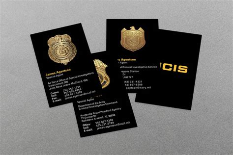 Military Business Cards - Business Card Tips