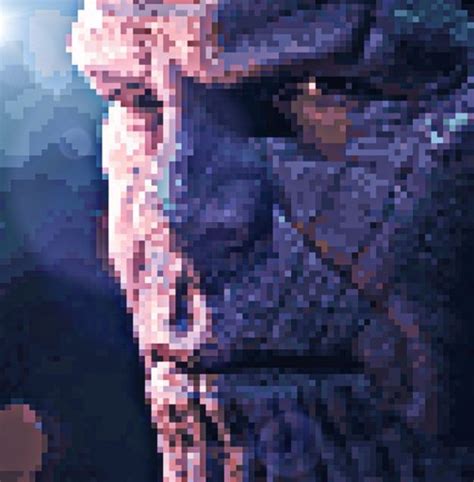 Pixel Art Thanos Marvel Amino