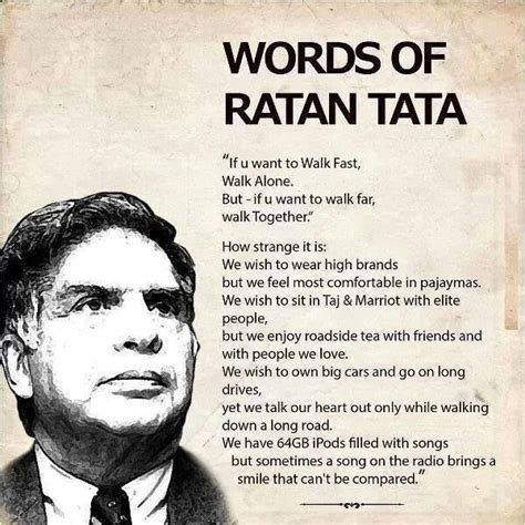 Words Of Rattan Tata Wisdom Quotes Genius Quotes Life Quotes