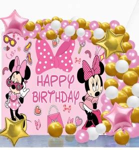 Theme My Party Minni Mouse Theme Party Combo Kits Price In India Buy