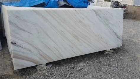 White Slab Makrana Marble Application Area Countertops Thickness