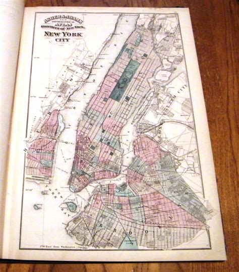 Asher Adams New Topographical Atlas And Gazetteer Of New York 1870