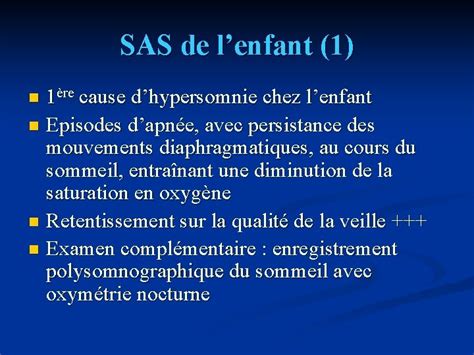 Troubles Du Sommeil Et De Lalimentation De Lenfant