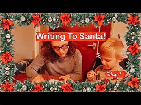 Writing A Letter To Santa Vlogmas Day Youtube