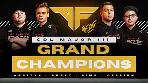 Cod Atlanta Faze Win Cdl Stage Major