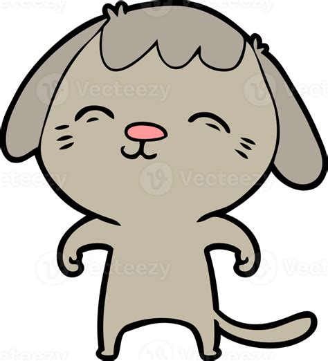 Happy Cartoon Dog Drawing 46724992 Png