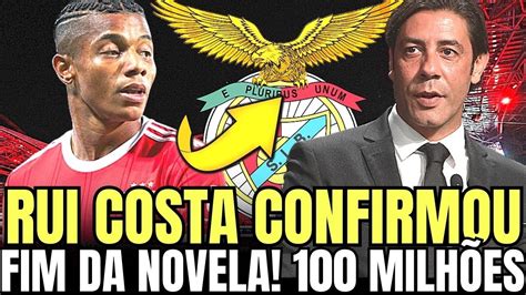 FOI TOMADA A DECISÃO RUI COSTA CONFIRMOU 100 MILHÕES DE EUROS