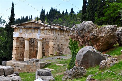 Delphi ruins in greece | High-Quality Stock Photos ~ Creative Market