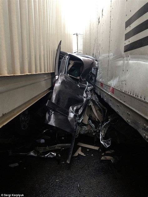 Man Who Survived Being Crushed Between Two Big Rigs On Oregons I 84