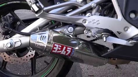 Yoshimura Trc Exhaust On Ninja 650r 2009 Youtube