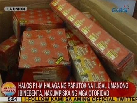 UB Halos P1M Halaga Ng Paputok Na Iligal Umanong Ibinebenta