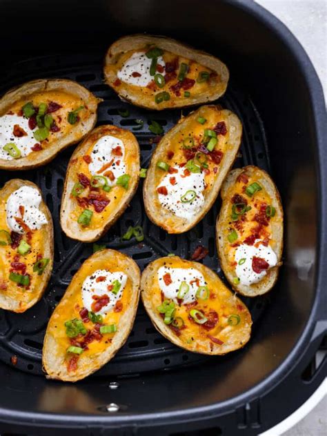 Air Fryer Potato Skins Recipe Therecipecritic