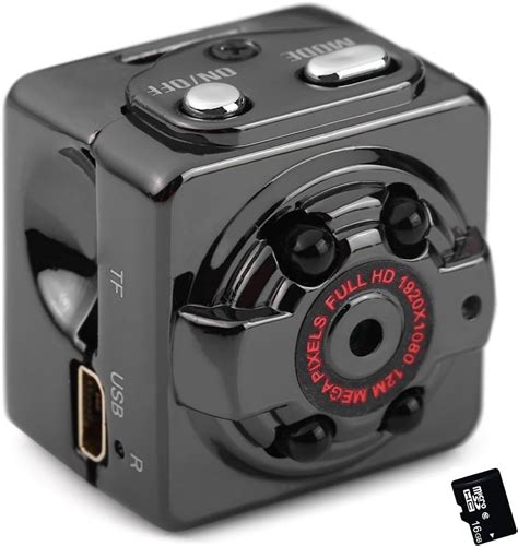 CITTATREND 1080P SQ8 Mini Portable Caméra Action Espion Cam DV Cachée