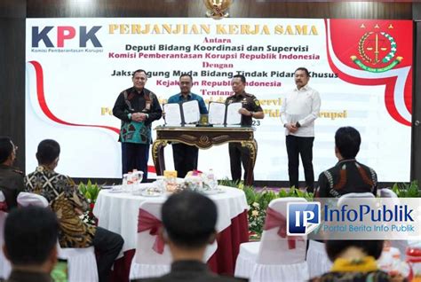 Infopublik Kejagung Dan Kpk Teken Perjanjian Kerja Sama Pemberantasan