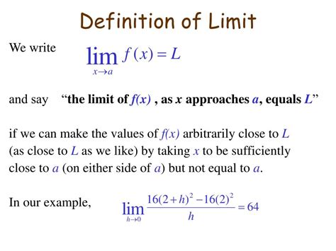 Ppt The Limit Of A Function Powerpoint Presentation Free