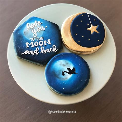 Moon Cookie From Priscilla And Angela Sarmiesistersweets Baby