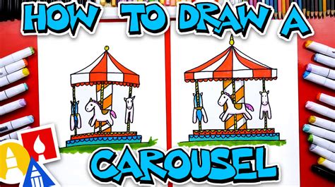 how to draw a carousel