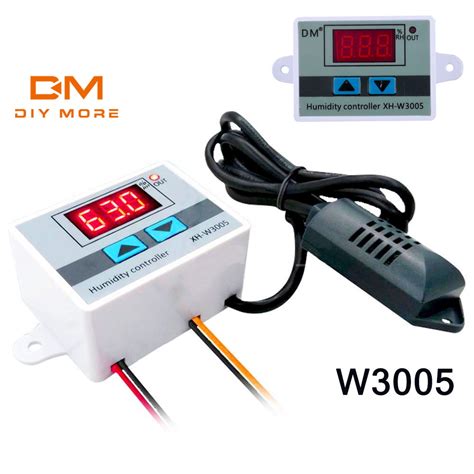 DIYMORE W3005 Dc 12v 24v Ac110v 220v Led Digital Temperature Humidity