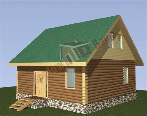 Дом 8*8 м без предоплаты. Готовые проекты из сруба под ключ. Акция!