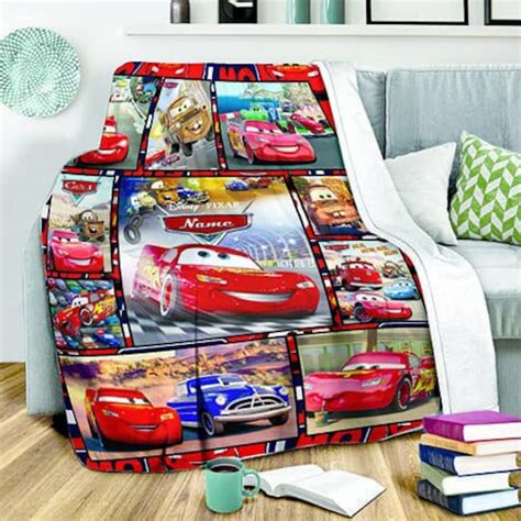 Cars Pixar Blanket Etsy