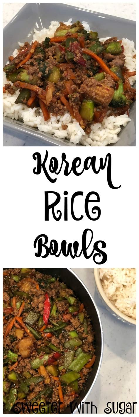 Korean Rice Bowls