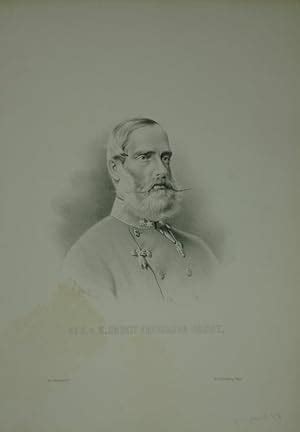 Portrait Brustfigur En Face Lithographie Von Appelrath Aus Der