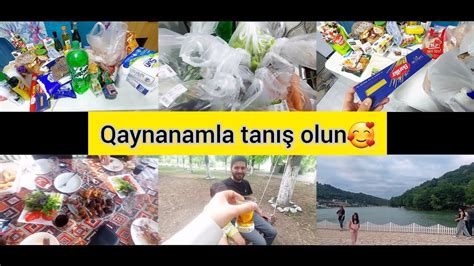 Qaynanamla tanış olun Aylıq alış veriş Ailəvi Qubaya getdik YouTube