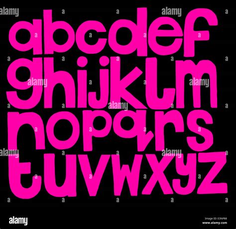 Illustration of alphabet Stock Photo - Alamy