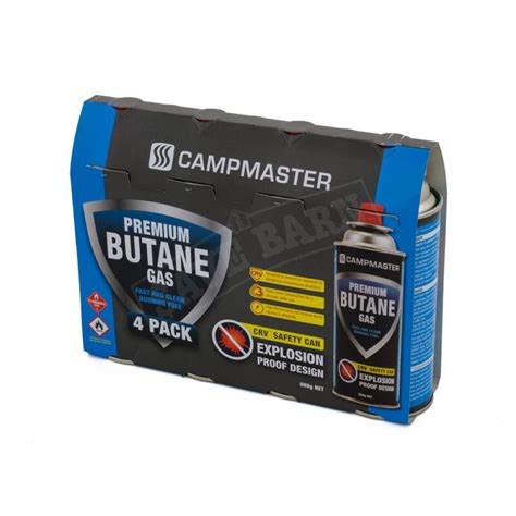 Premium Iso Butane Gas Cartridges 220g X4 Pack Camping And Hunting